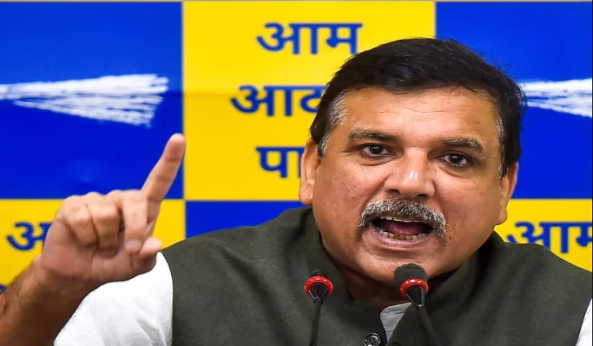 Sanjay Singh: 'ये लोग चुनाव और आरक्षण को खत्म कर देंगे, संविधान को बदल देंगे', BJP पर आपके सांसद Sanjay Singh का हमला