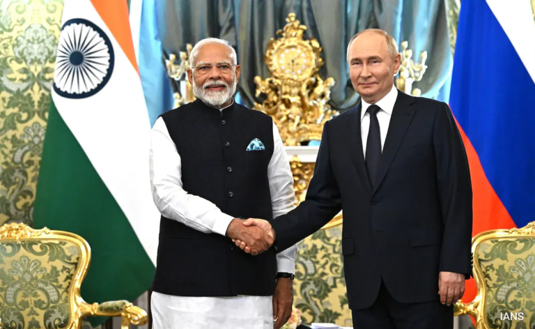 India–Russia leadership talks in focus.