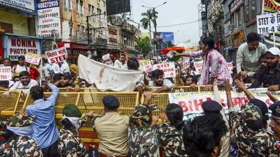 A nationwide Bharat Bandh called by ten central trade unions witnessed widespread protests across several states on [Date]. Demonstrators took to the streets demanding policy changes related to labour rights, privatisation, and wage security. Public transport services were partially affected in parts of the country, while security was tightened in major urban centres to prevent unrest. In some locations, protesters attempted to block roads, prompting police intervention. Union leaders claimed large participation from workers across sectors, while authorities maintained that essential services continued to function. The strike has reignited debate over labour reforms and economic policies.