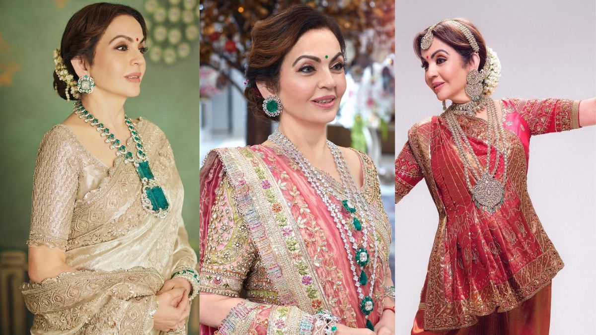 Inside Nita Ambani’s Stunning Ram-Inspired Ikat Saree Look