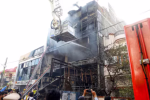 Lucknow Commercial Building Fire