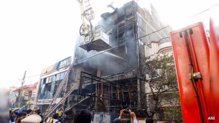 Lucknow Commercial Building Fire