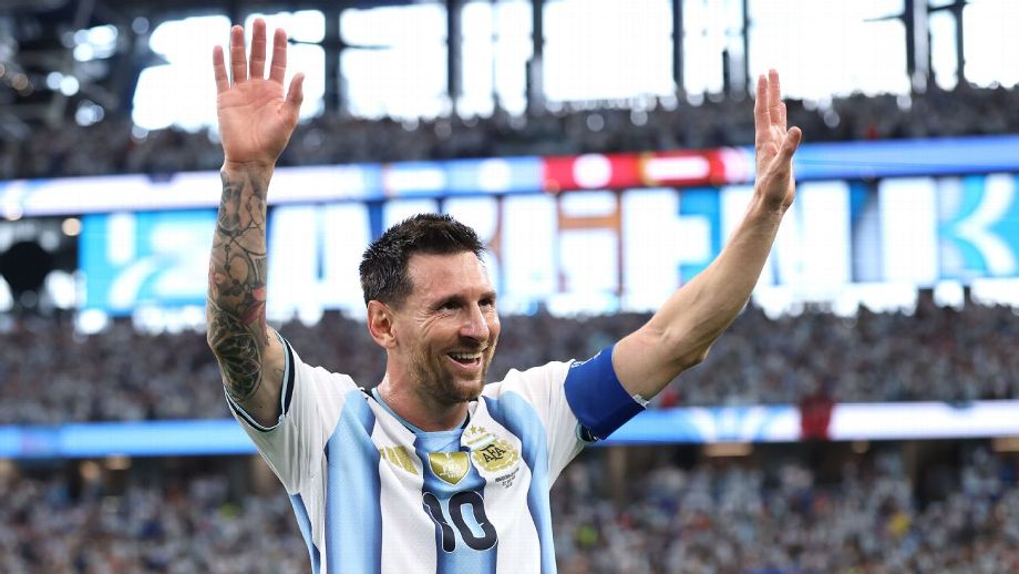 Lionel Messi Scores Twice